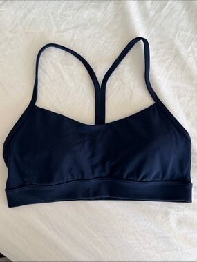 Lululemon Flow Y Sports Bra in Navy